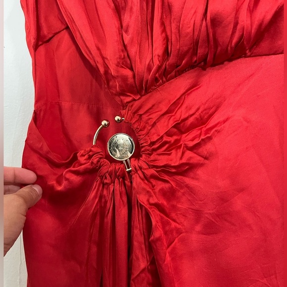 Farm Rio One-Shoulder Maxi Cutout Dress - Picture 6 of 10